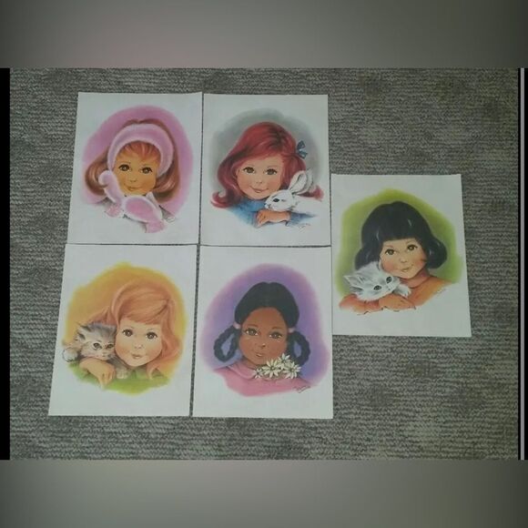 Vintage Irene Charles Young Girl Painting Playing Cards New/Sealed - Picture 5 of 6